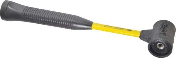 NUPLA - 1 Lb Head 1-1/2" Face Composite Nonmarring Hammer without Faces - Fiberglass Handle - Caliber Tooling