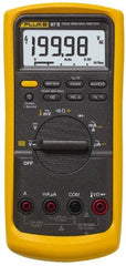 Fluke - 2 Piece, Digital Multimeter Kit - 1,000 Volt Max, 10 Max Amp - Caliber Tooling