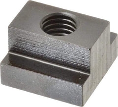 Gibraltar - 1/2-13 Tapped Through T Slot Nut - 5/8" Slot Width, 1-1/8 x 3/8" Base Width x Height, 1-1/8 x 3/4" OAL x Height - Caliber Tooling