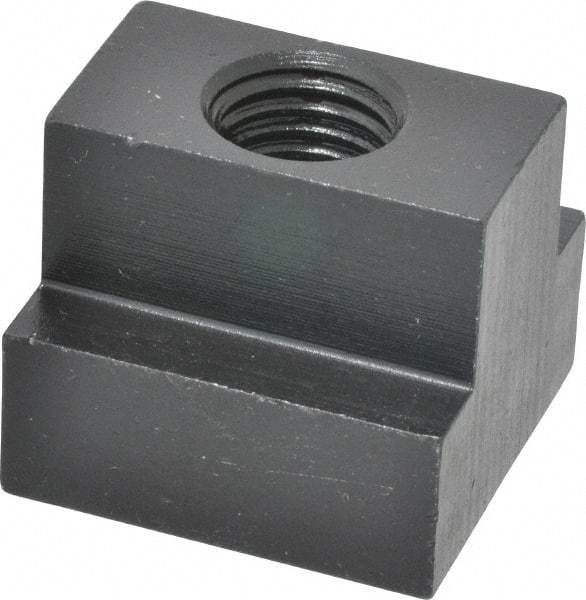 Gibraltar - 3/4-10 Blind Tapped T Slot Nut - 1" Slot Width, 1-3/4 x 3/4" Base Width x Height, 1-3/4 x 1-1/2" OAL x Height - Caliber Tooling