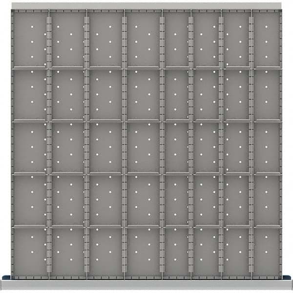 LISTA - 40-Compartment Drawer Divider Layout for 3.15" High Drawers - Caliber Tooling