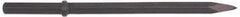 Ingersoll-Rand - 14" OAL, 1-1/8" Shank Diam, Moil Point Chisel - Hex Drive, Hex Shank, Steel - Caliber Tooling