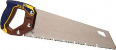 Irwin - 15" High Carbon Steel Blade Carpenter Saw - Wood Handle, ProTouch Handle over Hardwood, 18-1/2" OAL - Caliber Tooling