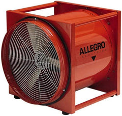 Allegro - 20" Inlet, Electric AC Axial Blower - 0.5 hp, 2,950 CFM (Two 90° Bends), 3,150 CFM (One 90° Bend) & 4,650 CFM (Free Air), Explosion Proof, 230 Max Voltage Rating - Caliber Tooling