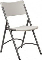 NPS - 18" Wide x 16-5/8" Deep x 32" High, Molded Resin Folding Chair - Gray - Caliber Tooling