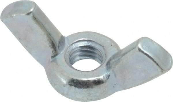 Value Collection - #10-32 UNF, Steel Standard Wing Nut - Grade 2, 0.91" Wing Span, 0.47" Wing Span - Caliber Tooling