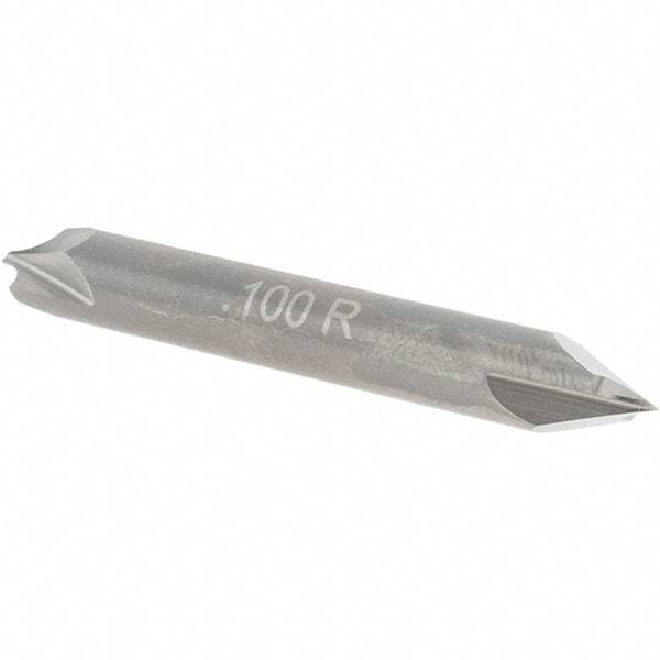 Value Collection - Corner Rounding End Mills - .100 R CARB CREM, DE, 2 FL - Caliber Tooling