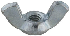 Value Collection - #8-32 UNC, Steel Standard Wing Nut - Grade 2, 0.91" Wing Span, 0.47" Wing Span - Caliber Tooling