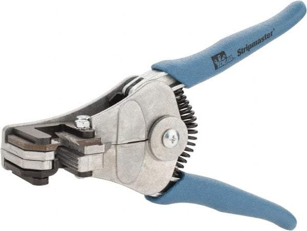 Ideal - 22 to 10 AWG Capacity Automatic Wire Stripper - 7" OAL, Plastic Cushion Handle - Caliber Tooling