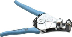 Ideal - 22 to 14 AWG Capacity Automatic Wire Stripper - 7" OAL, Plastic Cushion Handle - Caliber Tooling