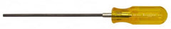 Xcelite - 5/32" Standard Hex Driver - 6" Bade Length, Standard Handle, 9-1/8" OAL - Caliber Tooling