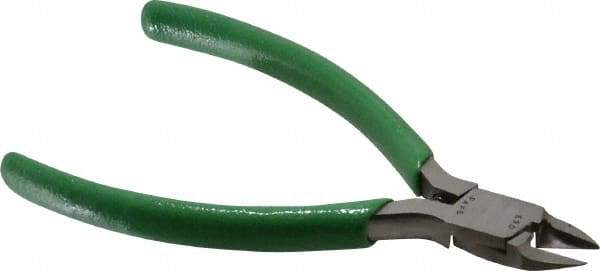 Xcelite - 100mm OAL, 20 AWG Capacity, Diagonal Cutter - 15/32" Jaw Length x 11mm Jaw Width, Tapered Head - Caliber Tooling