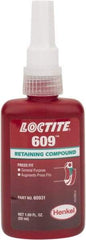 Loctite - 50 mL Bottle, Green, Medium Strength Liquid Retaining Compound - Series 609, 24 hr Full Cure Time, Heat Removal - Caliber Tooling