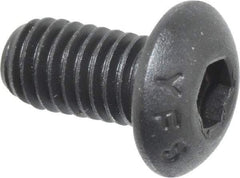 Value Collection - #10-32 UNF Hex Socket Drive, Button Screw - Alloy Steel, Black Oxide Finish, 3/8" Length Under Head - Caliber Tooling