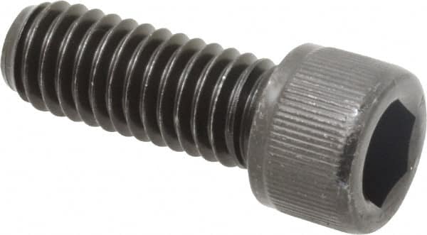 Value Collection - 3/8-16 UNC Hex Socket Drive, Socket Cap Screw - Alloy Steel, Black Oxide Finish, Fully Threaded, 1" Length Under Head - Caliber Tooling