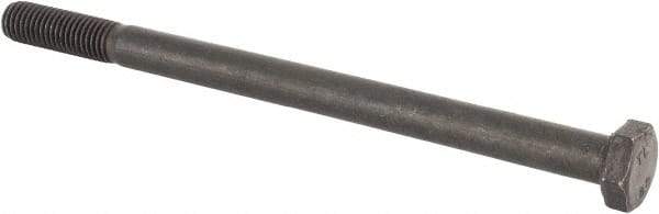 Value Collection - M12x1.75mm Metric Coarse, 180mm Length Under Head Hex Head Cap Screw - Partially Threaded, Grade 8.8 Steel, Uncoated, 19mm Hex - Caliber Tooling