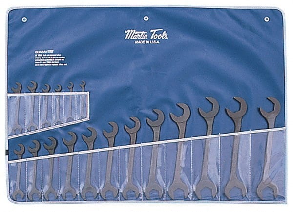 Martin Tools - 18 Piece, 3/8 to 1-1/2" Hydraulic Wrench Set - Caliber Tooling