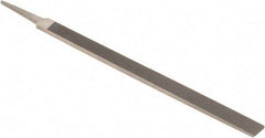 Nicholson - 12" Standard Precision Swiss Pattern Regular Pillar File - Double Cut, With Tang - Caliber Tooling