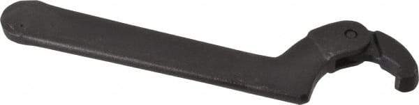 Martin Tools - 3/4" to 2" Capacity, Adjustable Hook Spanner Wrench - 6-3/8" OAL, 1/8" Hook Pin Height - Caliber Tooling