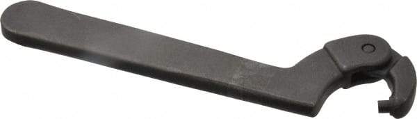 Martin Tools - 3/4" to 2" Capacity, Adjustable Pin Spanner Wrench - 6-3/8" OAL, 5/32" Hook Pin Height - Caliber Tooling