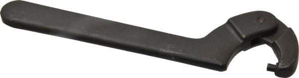 Martin Tools - 1-1/4" to 3" Capacity, Adjustable Pin Spanner Wrench - 8-1/8" OAL, 3/16" Hook Pin Height - Caliber Tooling