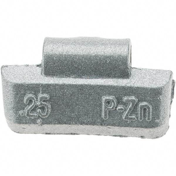 Perfect Equipment - 0.25 oz P Wheel Weight - Zinc, For Use with Automotive & Light Trucks - Caliber Tooling