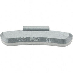 Perfect Equipment - 1.25 oz P Wheel Weight - Zinc, For Use with Automotive & Light Trucks - Caliber Tooling