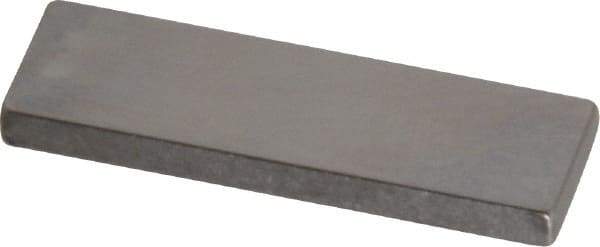 Mitutoyo - 0.105" Rectangular Steel Gage Block - Accuracy Grade AS-1, Includes Certificate of Inspection - Caliber Tooling