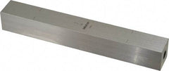 Mitutoyo - 7" Square Steel Gage Block - Accuracy Grade 0, Includes Certificate of Inspection - Caliber Tooling