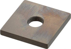 Mitutoyo - 0.121" Square Steel Gage Block - Accuracy Grade 0, Includes Certificate of Inspection - Caliber Tooling