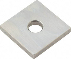 Mitutoyo - 0.134" Square Steel Gage Block - Accuracy Grade 0, Includes Certificate of Inspection - Caliber Tooling