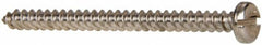 Value Collection - #8 Pan Head Slotted Sheet Metal Screw - Stainless Steel, 2" Length Under Head, Grade 316 - Caliber Tooling