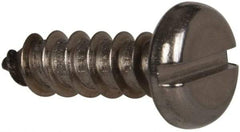 Value Collection - #12 Pan Head Slotted Sheet Metal Screw - Stainless Steel, 3/4" Length Under Head, Grade 316 - Caliber Tooling