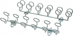 Triton - 9" Long Multi-ring Tool Holder Pegboard Hook - 1-3/4" Projection, Steel - Caliber Tooling