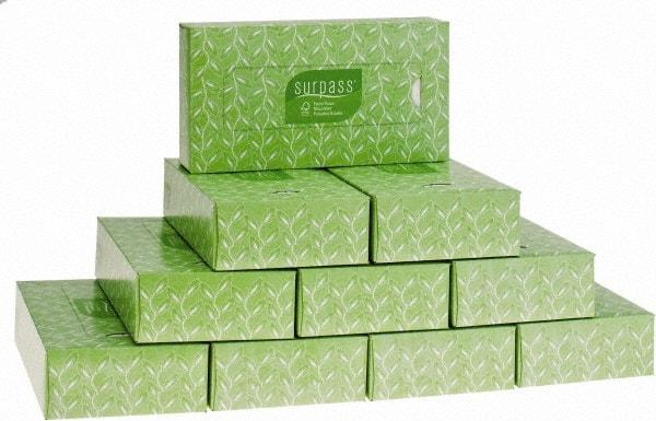 Kimberly-Clark Professional - Flat Box of White Facial Tissues - 2 Ply, Recycled Fibers - Caliber Tooling