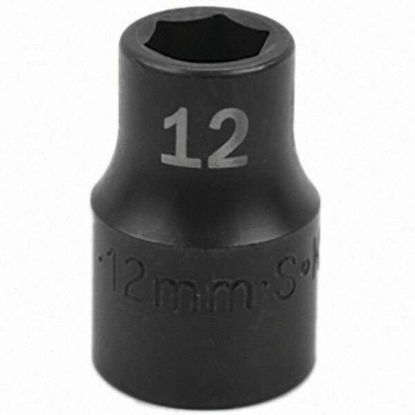 SK - Impact Socket - 1/2"DR 12MM IMPACT SOCKET - Caliber Tooling