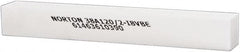 Norton - 120 Grit Aluminum Oxide Square Dressing Stick - 8 x 1 x 1, Fine Grade, Vitrified Bond - Caliber Tooling