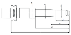 C6 x ER32 x 230 XL CAPTO Collet Holder - Caliber Tooling