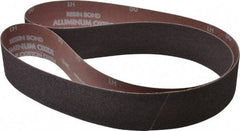 Norton - 2" Wide x 60" OAL, 50 Grit, Aluminum Oxide Abrasive Belt - Aluminum Oxide, Coarse, Coated, Series R228 - Caliber Tooling