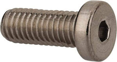 Value Collection - #10-32 UNF Hex Socket Drive, Low Socket Cap Screw - Grade 18-8 Stainless Steel, 1/2" Length Under Head - Caliber Tooling