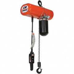 CM - 1/8 Ton Capacity 32 FPM Lift Speed 115V Electric Chain Hoist - Caliber Tooling