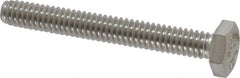 Value Collection - 1/4-20 UNC, 2" Length Under Head Hex Head Cap Screw - Fully Threaded, Grade 316 Stainless Steel, Uncoated, 7/16" Hex - Caliber Tooling