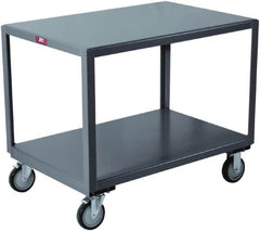 Jamco - Flush Mobile Table - Steel, Gray, 60" Long x 30" Deep x 30" High - Caliber Tooling