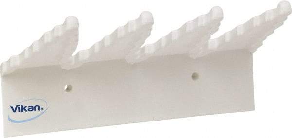 Vikan - 22 Lb, 6-1/2" Wide, 2-1/2" High, Polypropylene, Wall Bracket - 9-1/2" Long, 3 Holders - Caliber Tooling