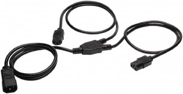 Tripp-Lite - Power Supply Y Splitter Dual Drive Cable - Use with Devices Requiring IEC-320-C14 Power Cable - Caliber Tooling