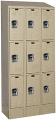 Hallowell - 9 Door, 3 Tier, Ready-Built Wardrobe & Box Lockers - Caliber Tooling