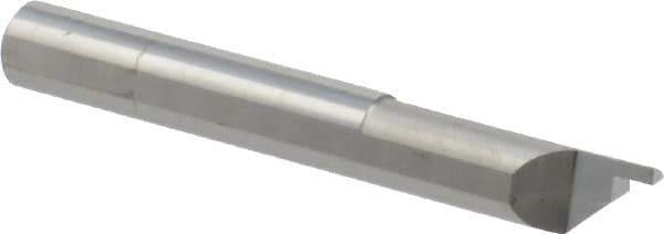 Scientific Cutting Tools - 0.063" Groove Width, 0.32" Min Hole Diam, 0.13" Max Hole Depth, Face Grooving Tool - 2-1/2" OAL, Solid Carbide, Uncoated - Exact Industrial Supply