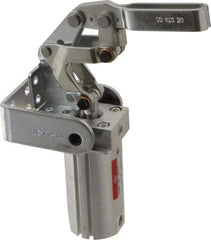 De-Sta-Co - 375 Lb Inner Hold Capacity, Vert Mount, Air Power Hold-Down Toggle Clamp - 1/8 NPT Port, 145 Max psi, 95° Bar Opening, 68.33mm Height Under Bar - Caliber Tooling