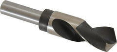 Hertel - 1-7/32" Drill, 118° Point, High Speed Steel Silver Deming & Reduced Shank Drill Bit - Caliber Tooling