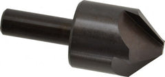 Hertel - 1-1/4" Head Diam, 1/2" Shank Diam, 4 Flute 90° High Speed Steel Countersink - Caliber Tooling